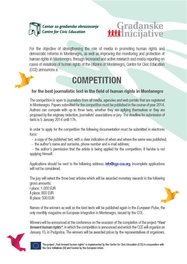 competition - the best journalist text - human rights-01
