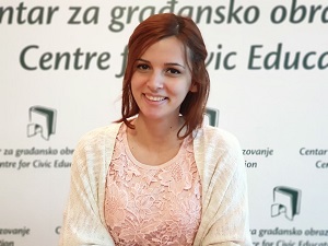 Rialda Ramusović , stažistkinja na programu Aktivno građanstvo