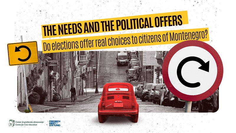 The needs and the political offers - do elections offer real choices to citizens of Montenegro?