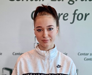 Gabriela Pobrić, stažistkinja na programu Aktivno građanstvo