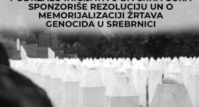 84 NGOs and over 100 signatories of the initiative and additional arguments – new letter to the PM urging sponsorship of the Resolution on Srebrenica