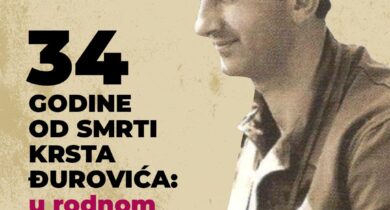 34 Years Since the Death of Krsto Đurović: A Street in His Hometown Will Bear His Name